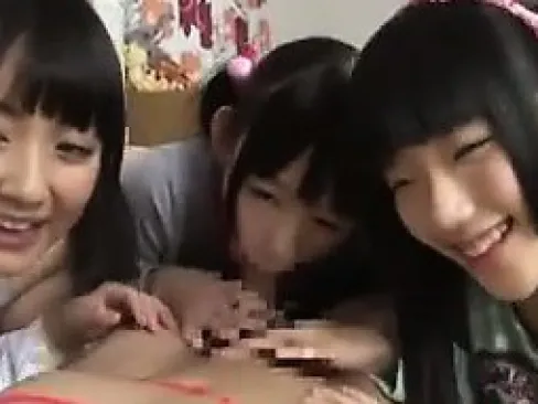 Beautiful Japanese Sluts Dominating A Guy